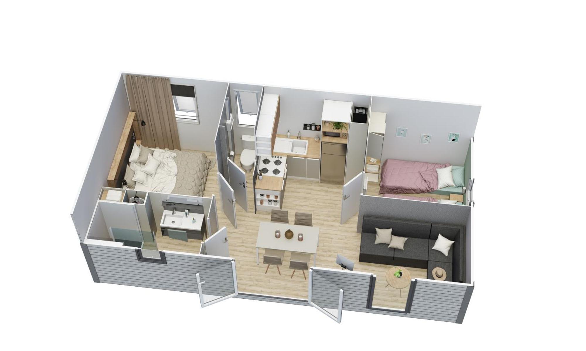 Happymobilhome Argeles-Sur-Mer -Plage A 500M- Camping 4 Etoiles Del Mar Extérieur photo