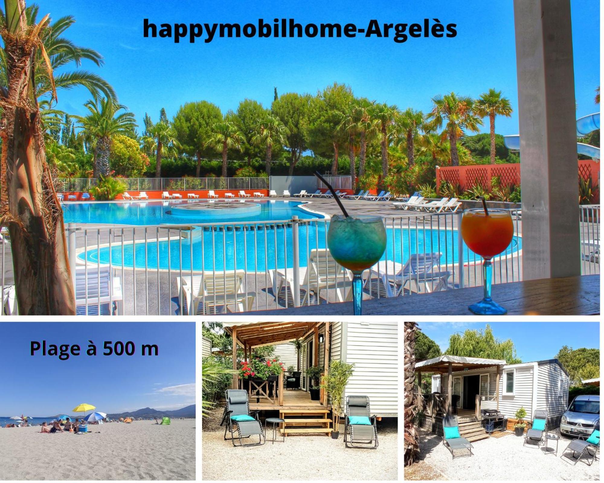 Happymobilhome Argeles-Sur-Mer -Plage A 500M- Camping 4 Etoiles Del Mar Extérieur photo